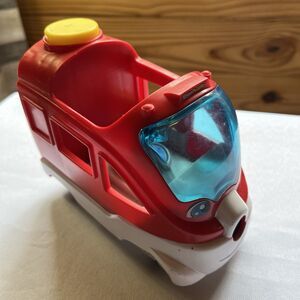 Fisher Price Little People Red Friendly Passenger Train Engine Only Talking